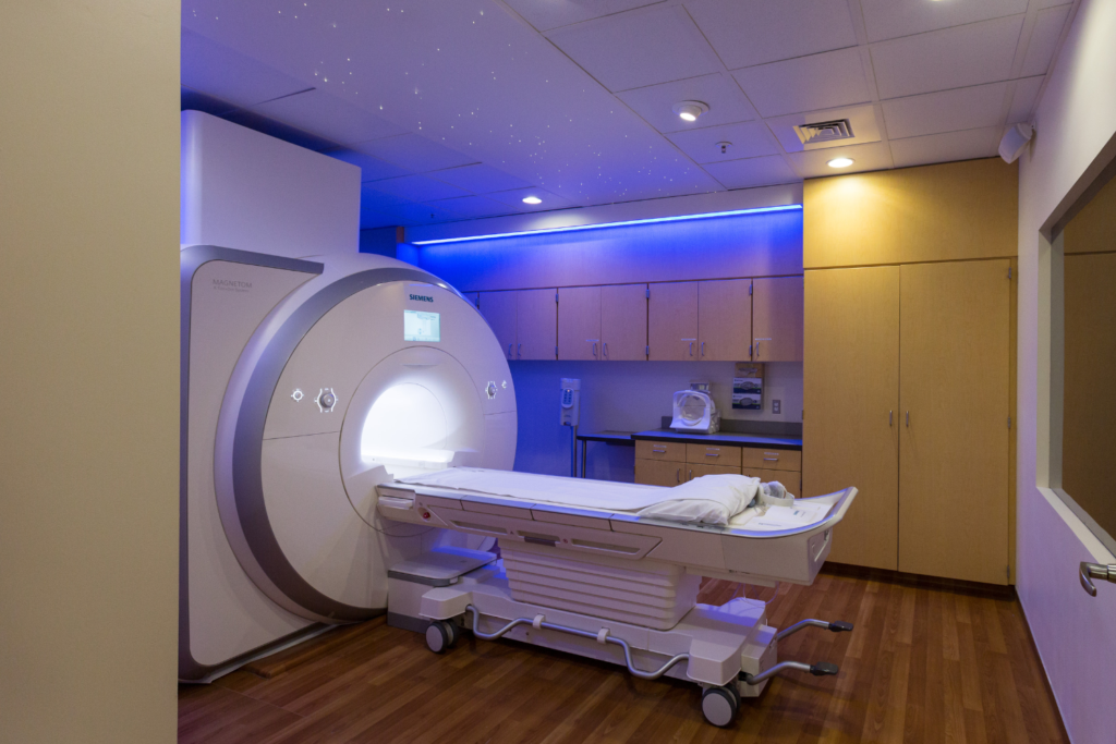 MRI machine at Island Health.