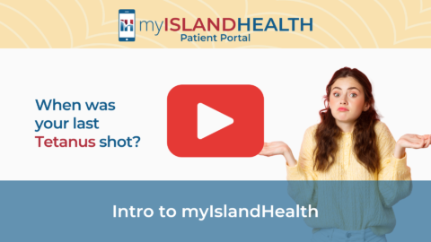 myIslandHealth patient portal intro