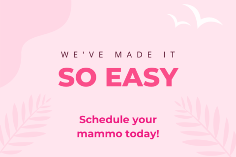 Schedule mammogram graphic