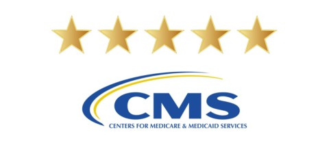 5 star rating graphic from Medicare