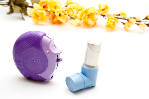 Different types of inhalers.