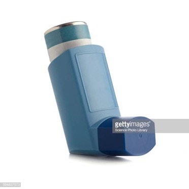 An inhaler.