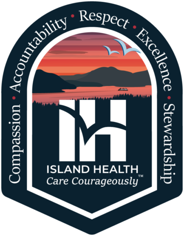 Island Health values sticker
