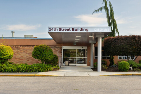 Entrance to 24th Street Building of Island Health.