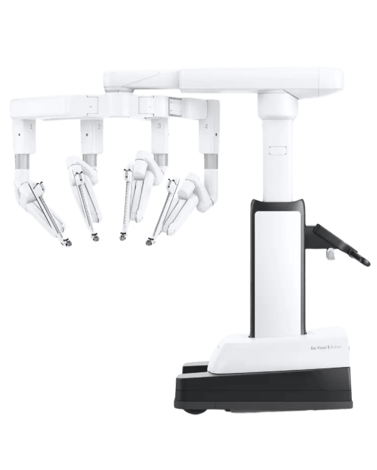 The da Vinci 5 surgical system.