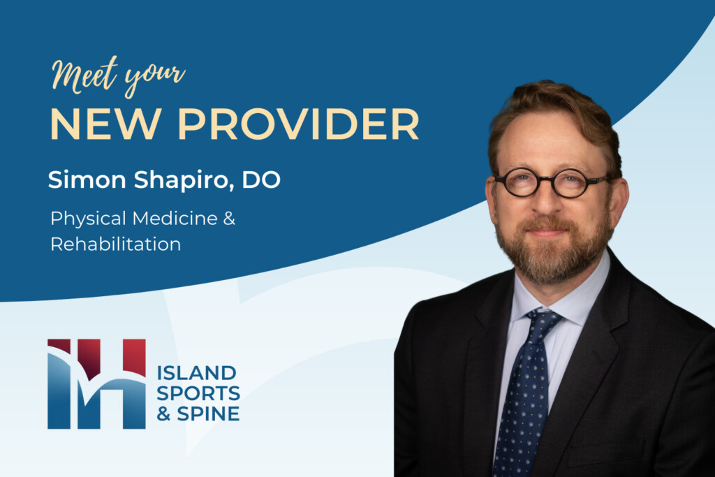 Simon Shapiro new provider at Sports and Spine