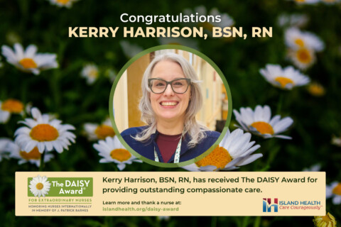 DAISY Award winner Kerry Harrison.