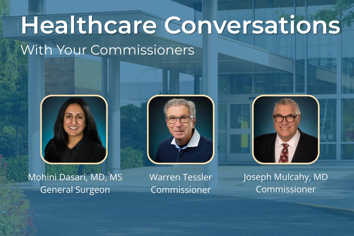 Dr. Dasari, Warren Tessler and Joe Mulcahy